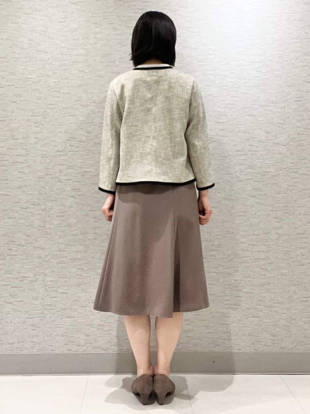 marikoさんの「Reflect｜【軽い着心地】メッシュツイードジャケット」を使ったコーディネート
