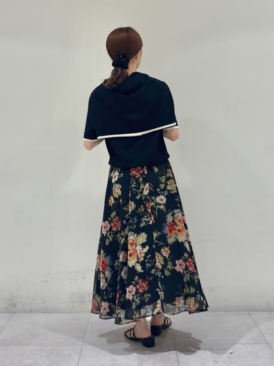 kyokaさんの「UNTITLED｜【アンサンブル可/薄手/洗える】5分袖クルーニット」を使ったコーディネート