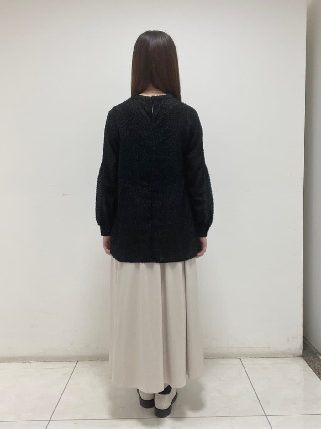 mさんの「INDIVI｜【きれいめ／オフィス／イベント】フェザージャカードブラウス」を使ったコーディネート