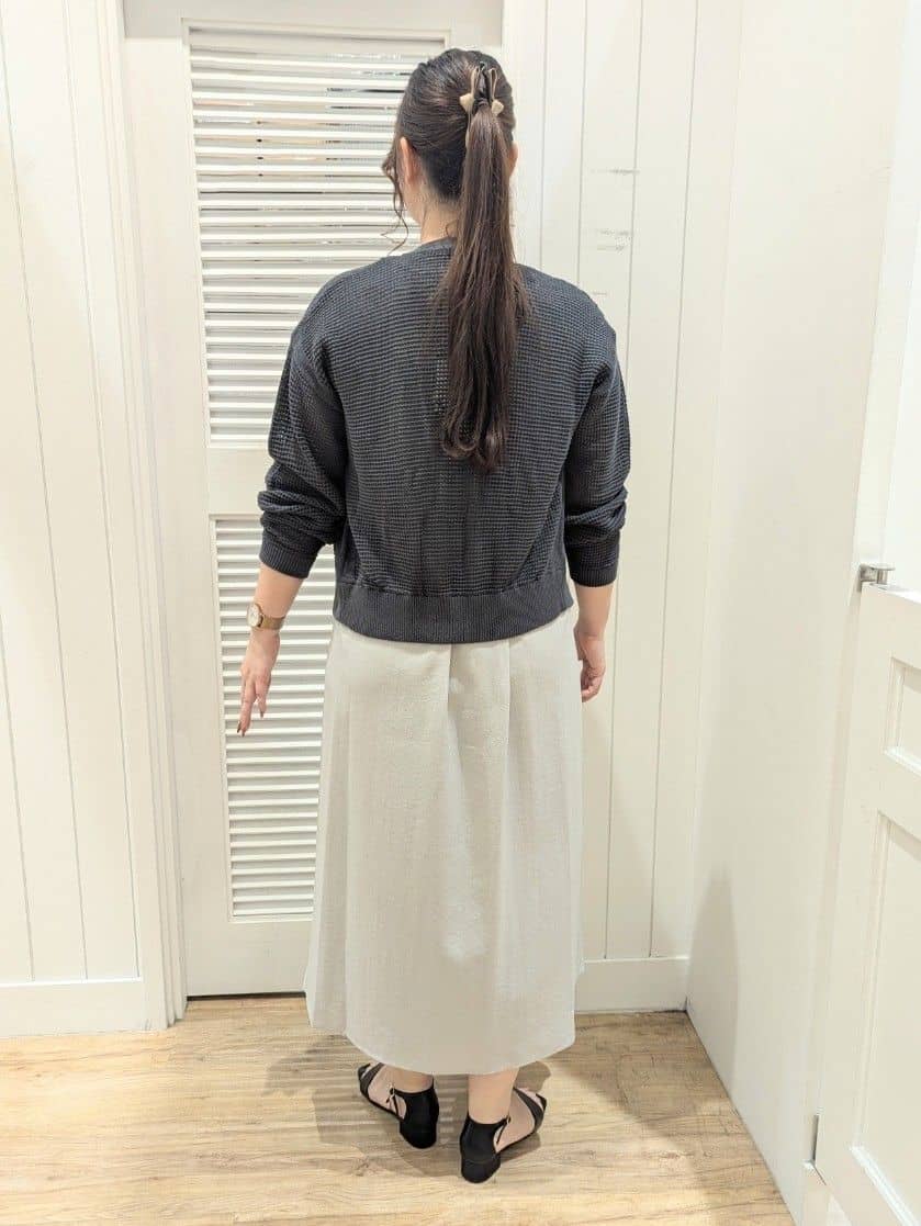 ayakaさんの「Dessin｜【洗える】ウエストドロストリングワンピース」を使ったコーディネート