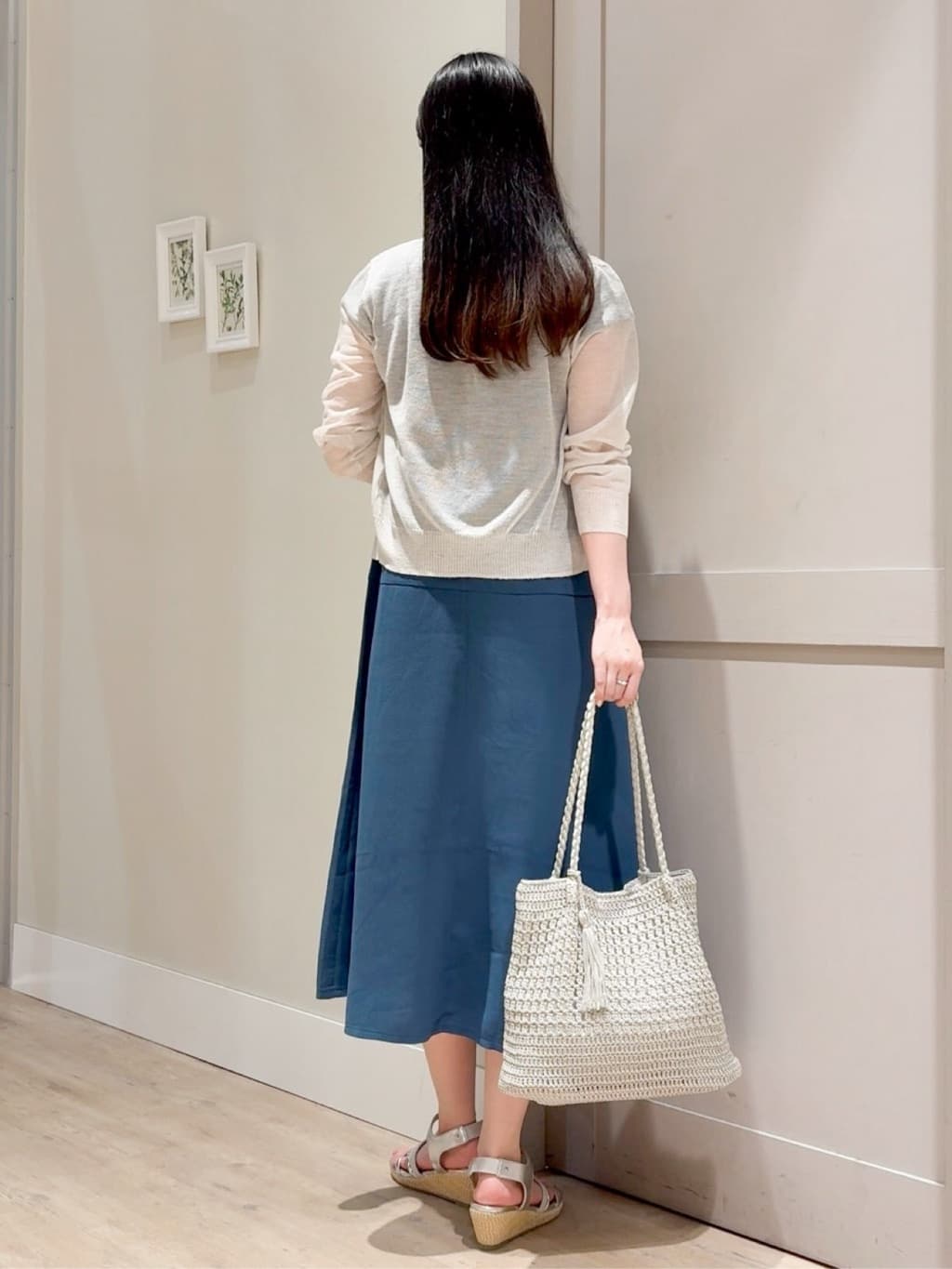 Mayuさんの「grove｜【雑誌掲載】洗えるシアーカーディガン」を使ったコーディネート