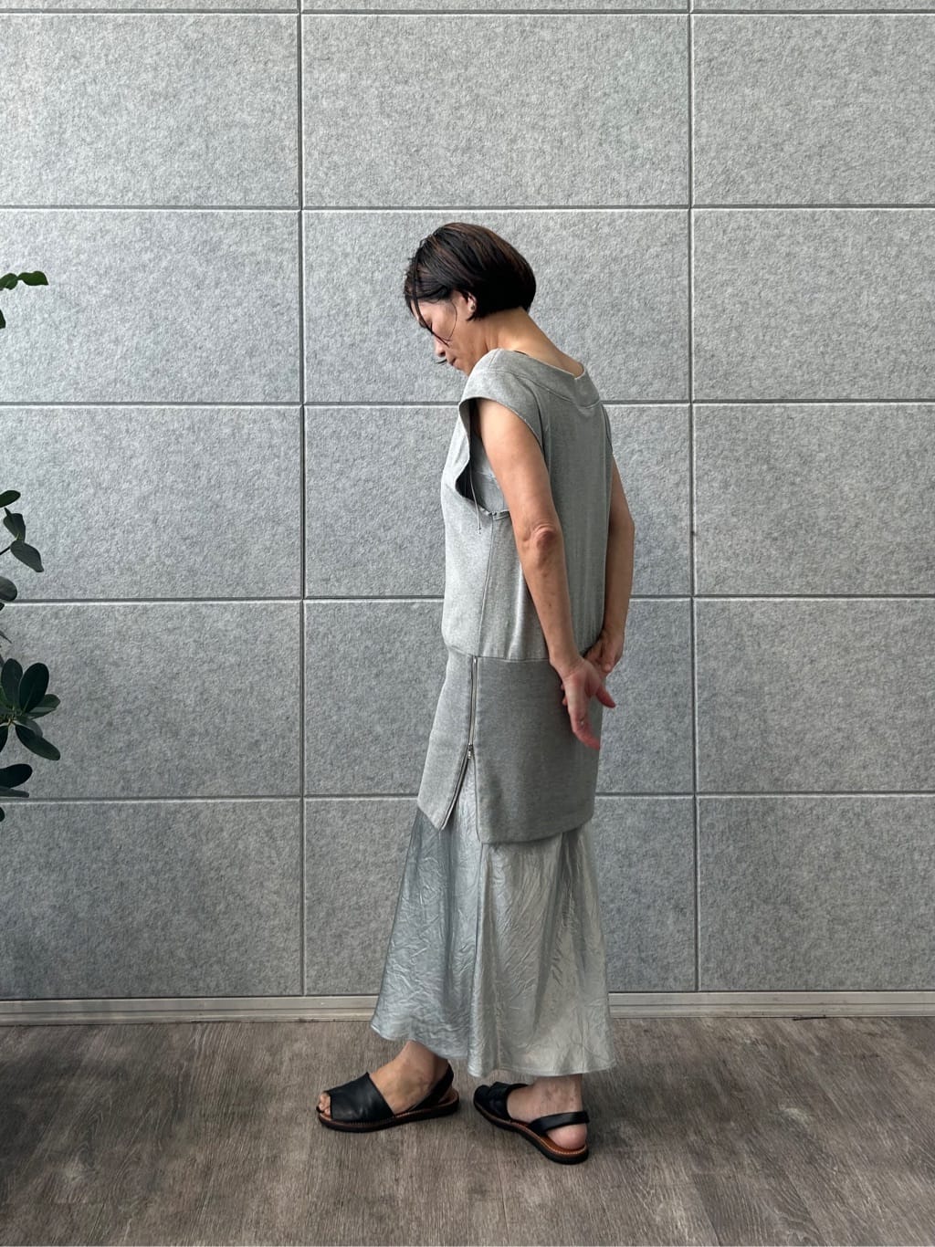 yukoさんの「CODE A｜ribbon cami dress」を使ったコーディネート