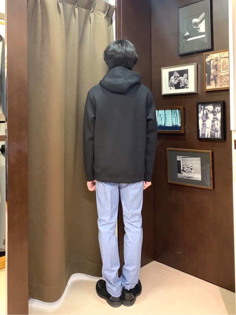 コバヤシさんの「TAKEO KIKUCHI｜【Made in JAPAN】播州織 ヘリンボン ストレート パンツ」を使ったコーディネート