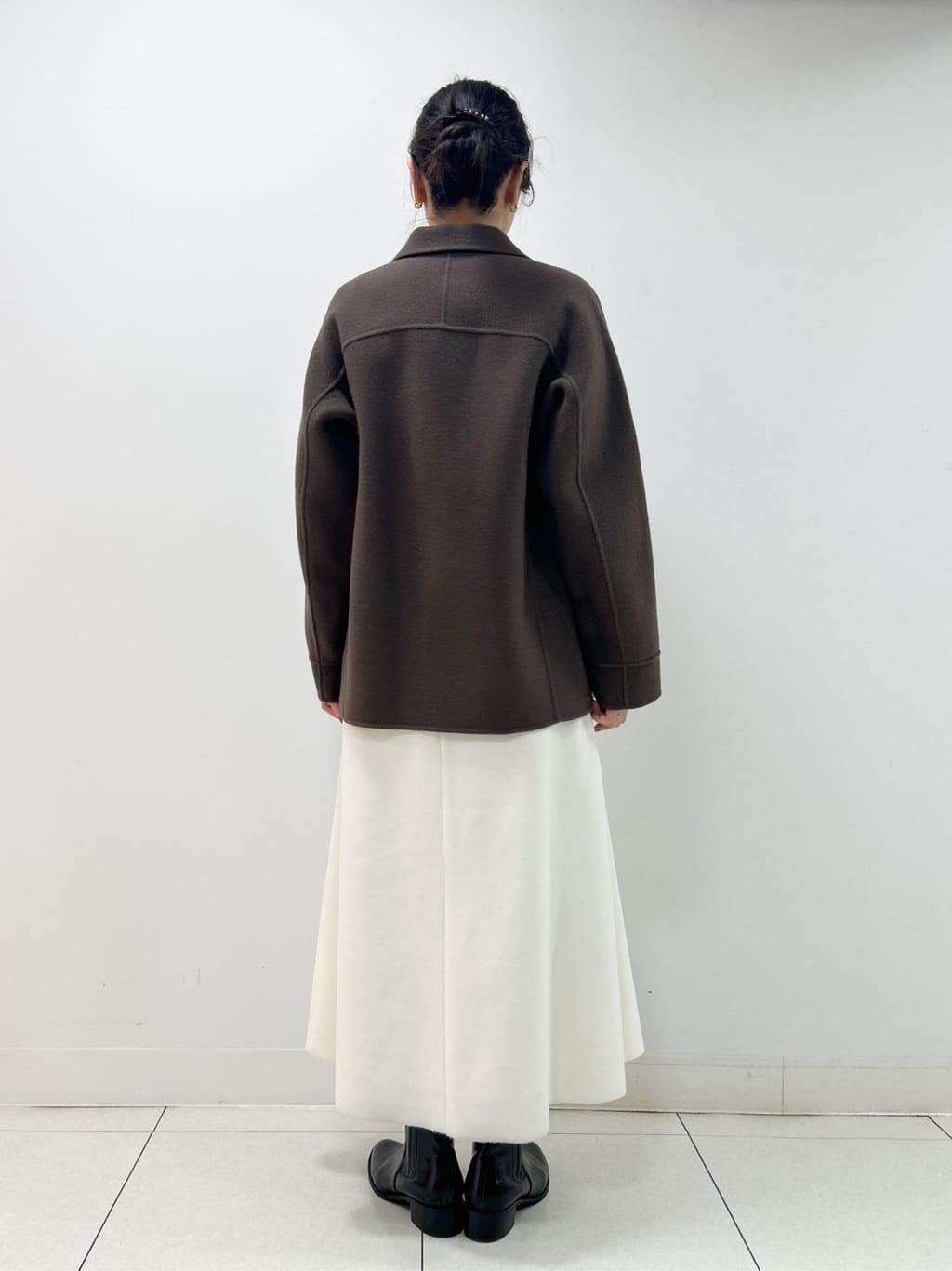 Kaiさんの「Dessin｜【洗える】ウール混リバーメルトンコート」を使ったコーディネート