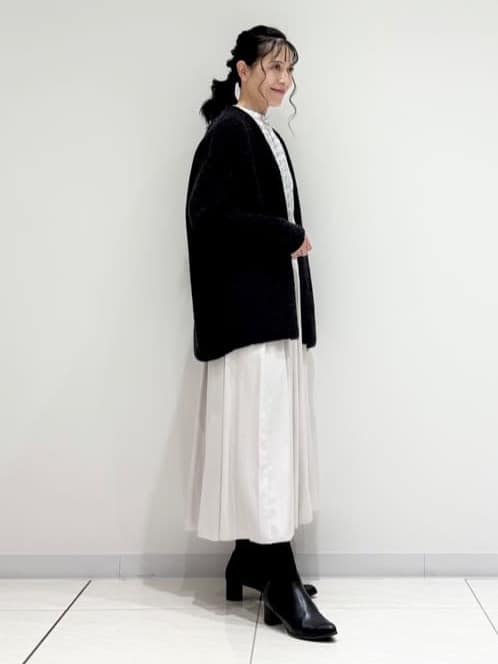 kayoさんの「INDIVI｜【きれいめ／オフィス／イベント】フェザージャカードブラウス」を使ったコーディネート