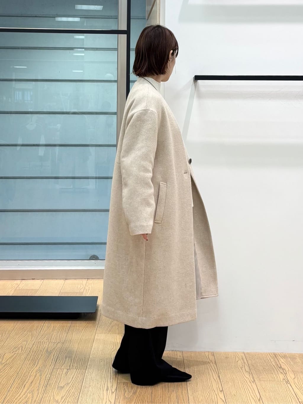 asamiさんの「INDIVI｜【冬ニット人気NO．1！／カシミヤ混】ミドルゲージハイネックニット」を使ったコーディネート