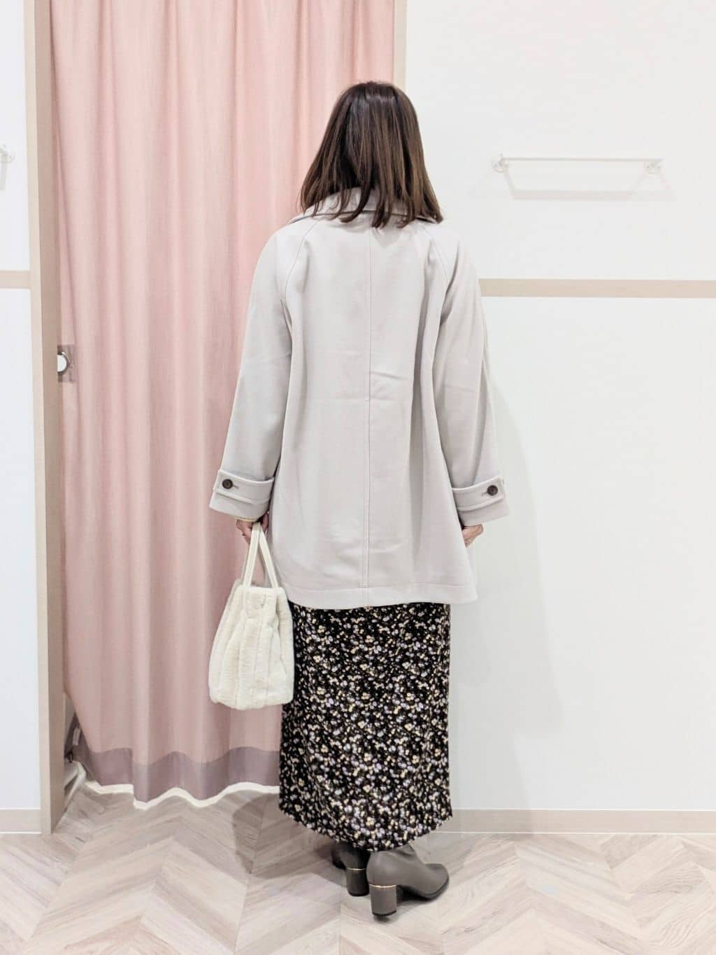miyuさんの「SHOO･LA･RUE｜【2WAY】こなれきれい ウール調コクーンコート」を使ったコーディネート