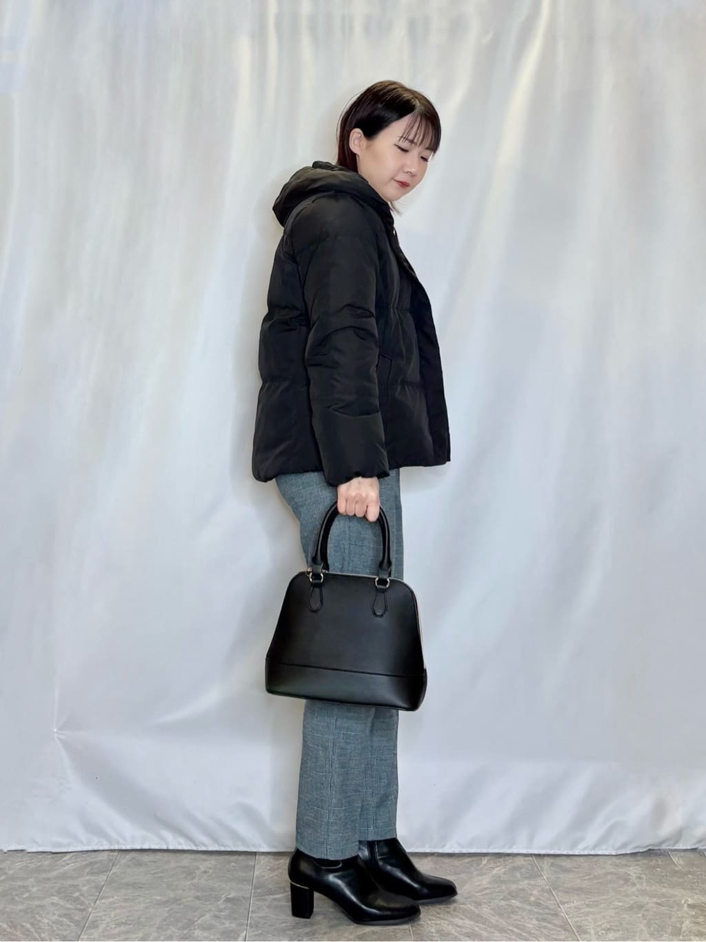 ネリさんの「SHOO･LA･RUE｜【S-LL/洗濯機可】さりげないラメが上品　クルーネックニット」を使ったコーディネート
