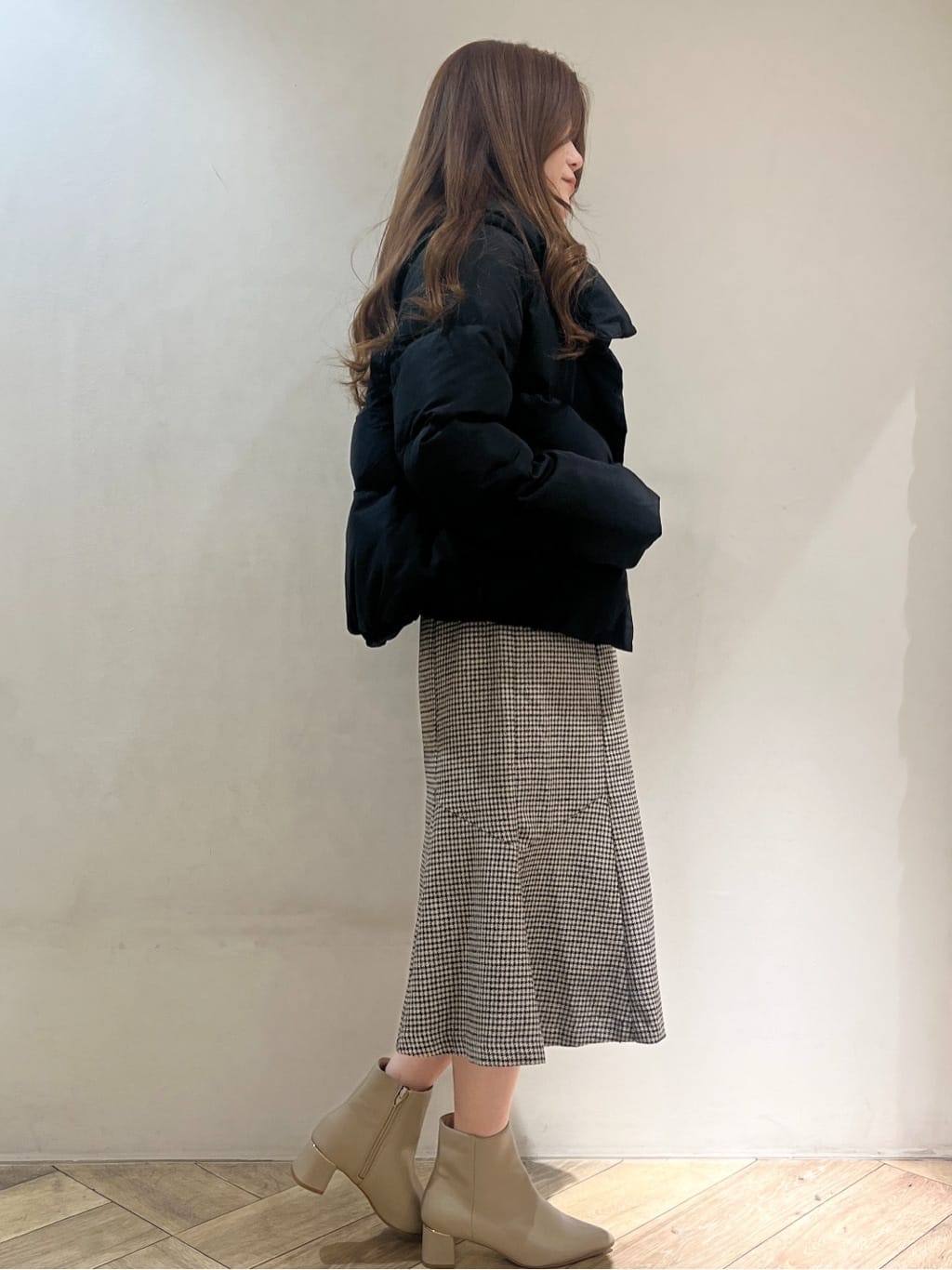 nanaさんの「index｜KAWADAダウンショートコート【撥水／洗濯機OK／静電気防止裏地】《XS～LL》」を使ったコーディネート