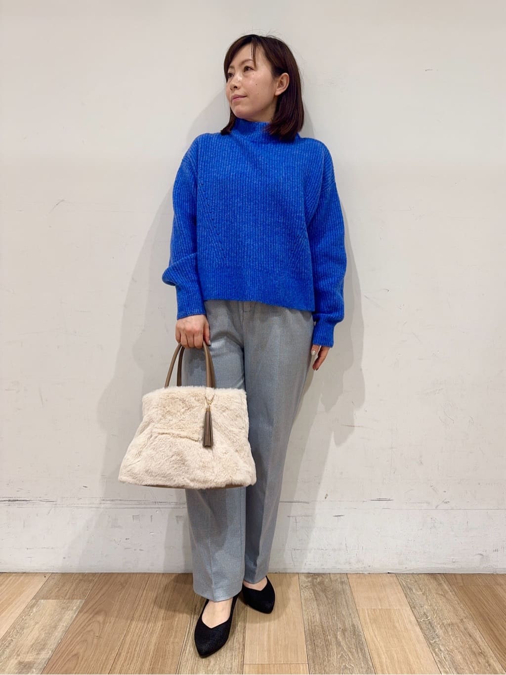 miさんの「grove｜【名品アウター／800FP・多機能】つつまれダウンショート」を使ったコーディネート