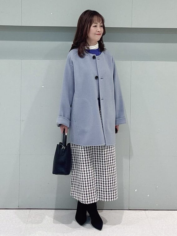 makiさんの「UNTITLED｜【ミディ丈/軽やか】セミラグランリバー コート」を使ったコーディネート