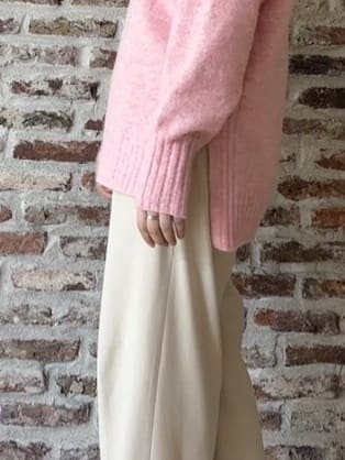 tokiさんの「THE SHOP TK｜ふんわり柔らかきれい色 ウール混ハイネックニット」を使ったコーディネート