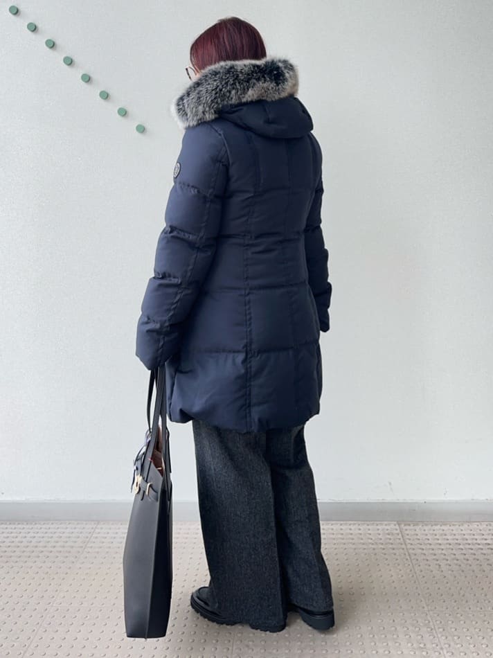 Asamiさんの「DRESSTERIOR｜【洗える/7色展開】ウォッシャブルコットンカシミヤニット」を使ったコーディネート