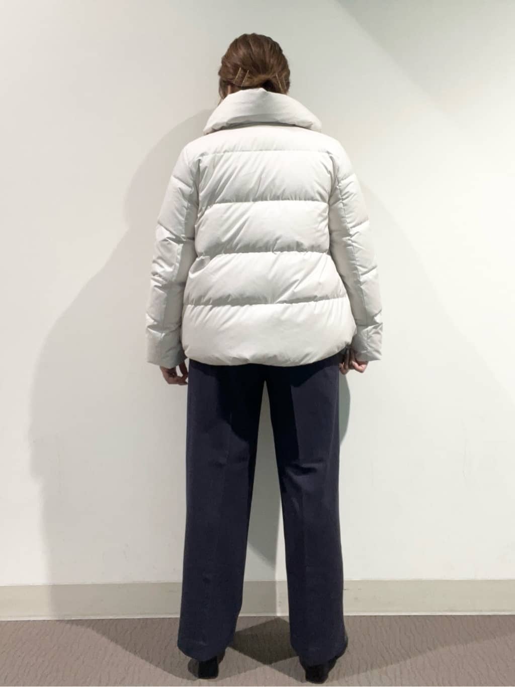のん.Yさんの「OPAQUE.CLIP｜撥水ショートダウン【防風／抗菌防臭／洗濯機洗い可】《SS～LL》」を使ったコーディネート