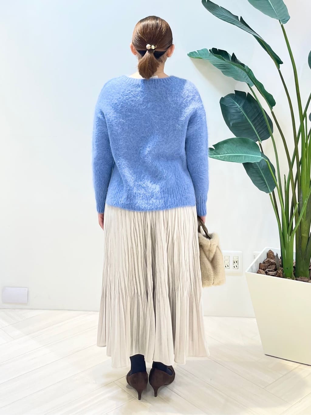 Tomoさんの「UNTITLED｜【ゆったり】アルパカ混シャギーニット」を使ったコーディネート