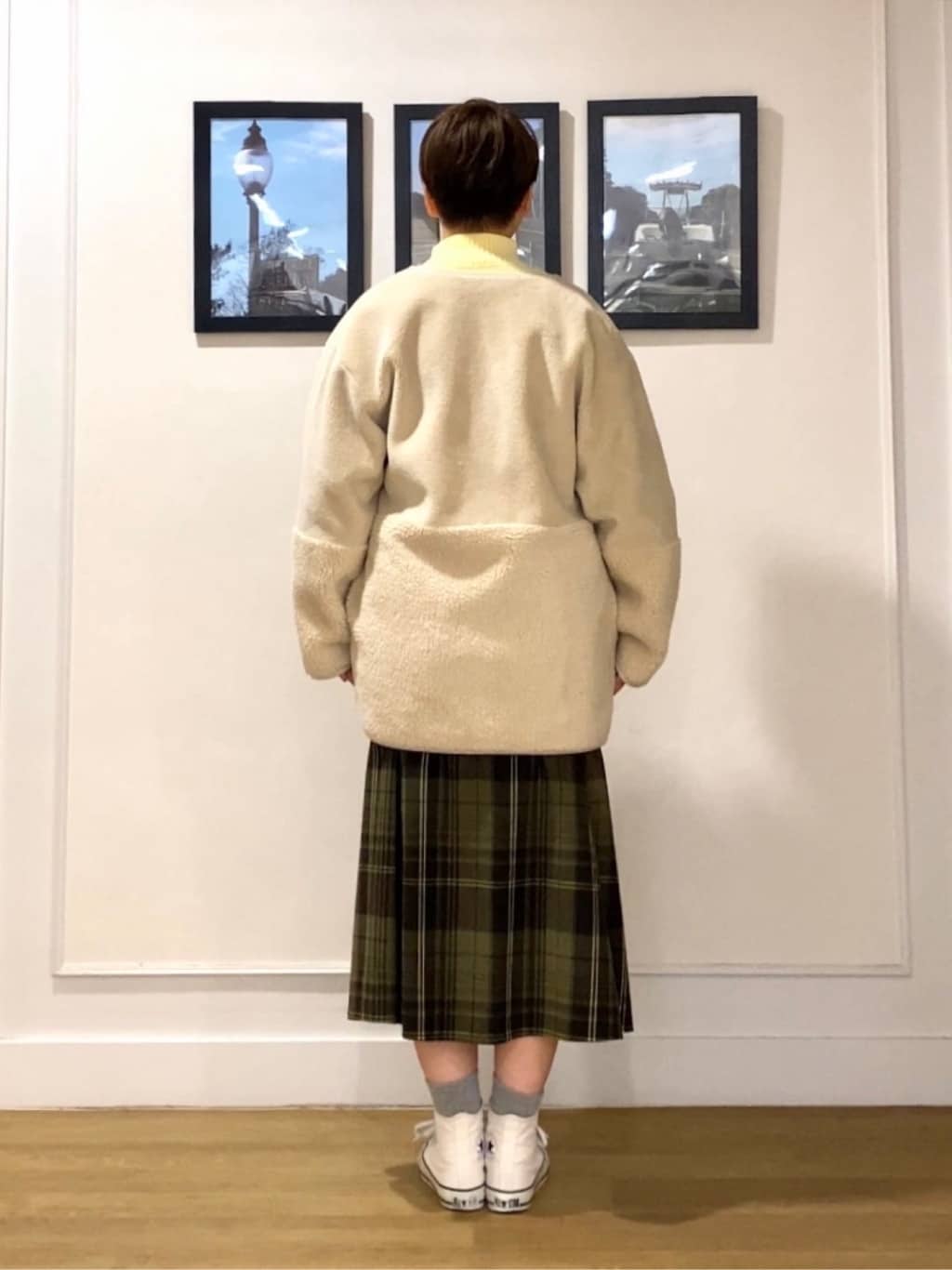 Hiroさんの「Dessin｜【2WAY】フェイクムートンコート」を使ったコーディネート