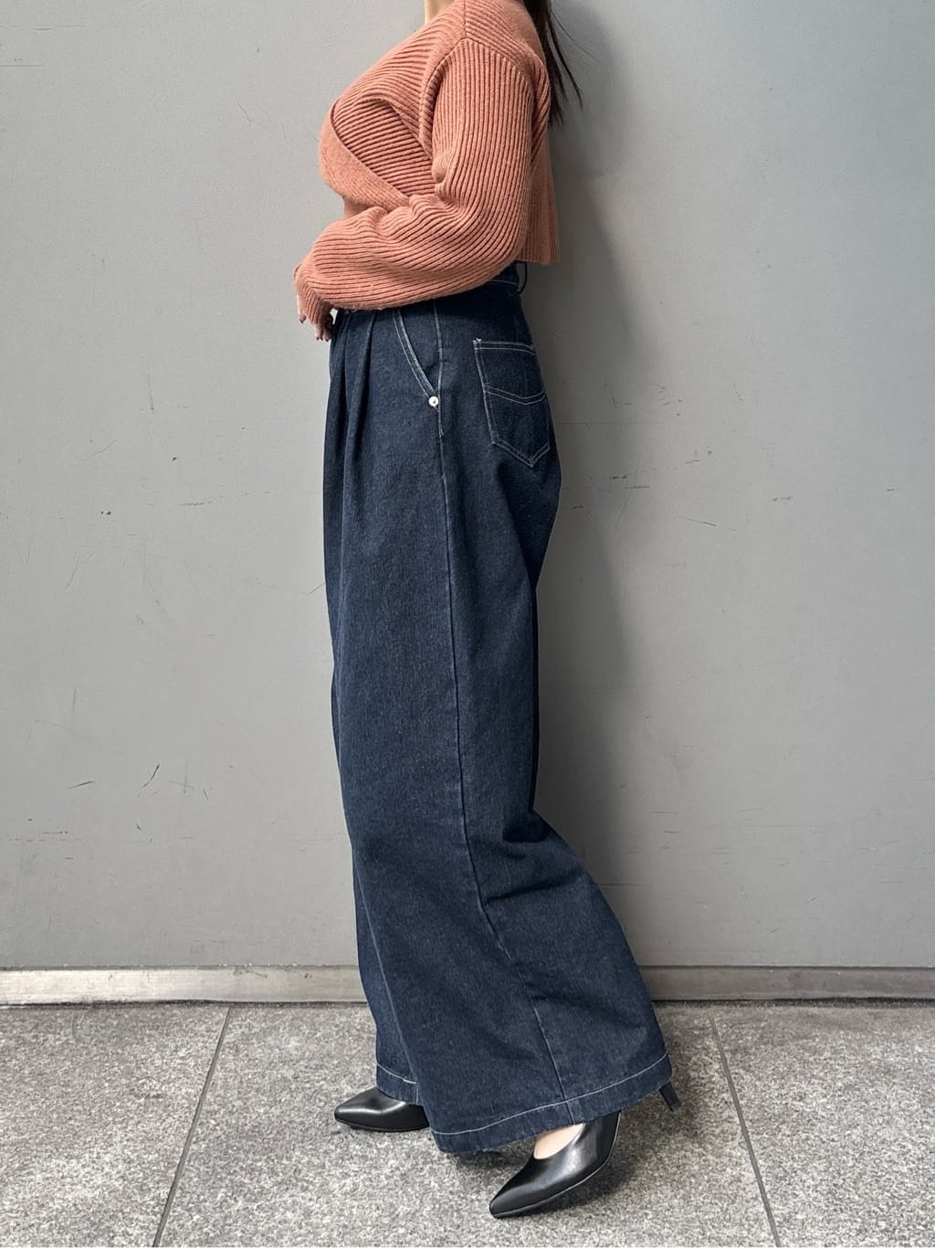 まっきーさんの「ESPERANZA｜◆【晴雨兼用/12時間パンプス】約7.5cm 歩きやすくて疲れにくい」を使ったコーディネート