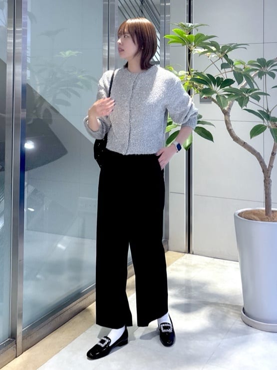 yukaさんの「UNTITLED｜【あったか素材/ストレッチ性】裏起毛ワイドパンツ」を使ったコーディネート