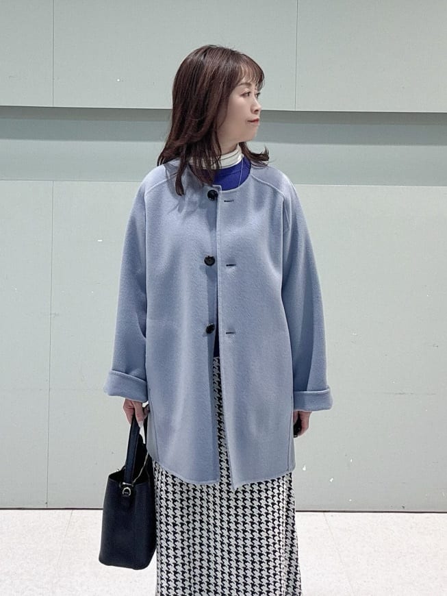 makiさんの「UNTITLED｜【ミディ丈/軽やか】セミラグランリバー コート」を使ったコーディネート