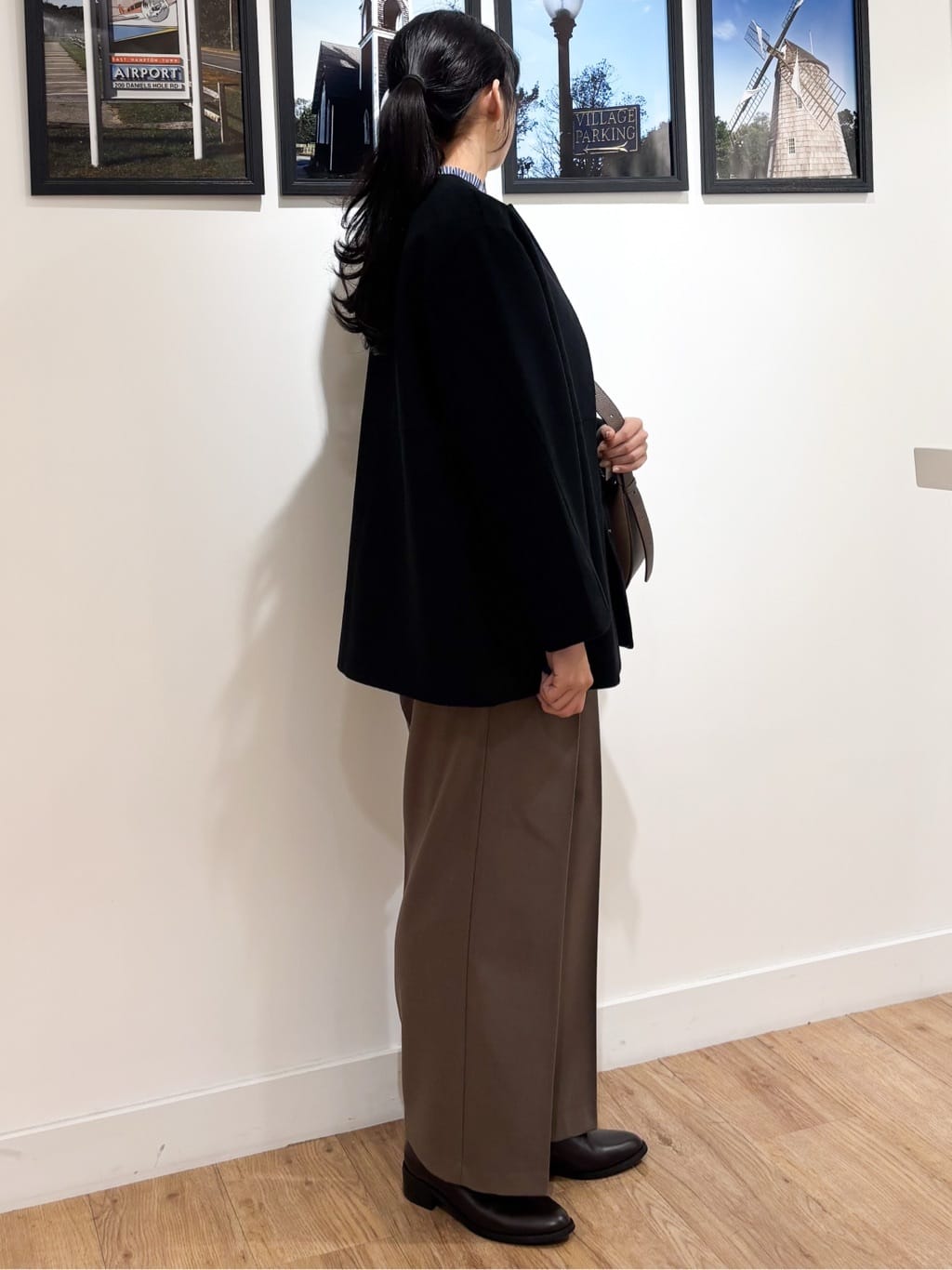 Ririkaさんの「Dessin｜ウールカシミヤカーディガン」を使ったコーディネート