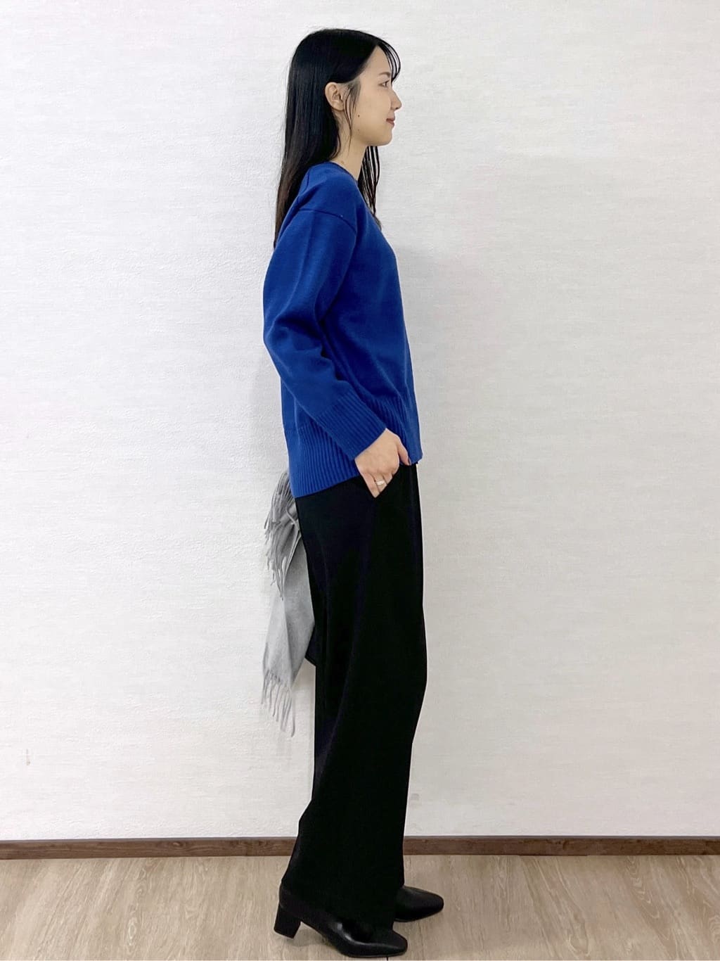 sachikoさんの「OPAQUE.CLIP｜ウォームタッチ イージーワイドパンツ【洗濯機洗OK／ストレッチ】≪SS～LL≫」を使ったコーディネート