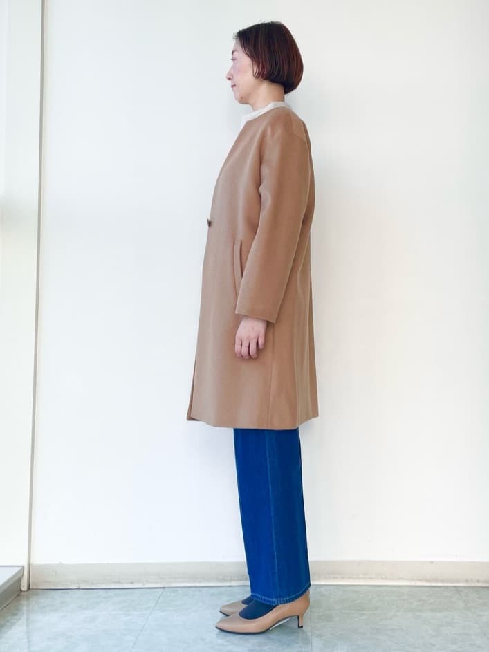 aliceさんの「UNTITLED｜【大人な品格/ふわふわニット】フォックスカシミヤ コクーンニット」を使ったコーディネート