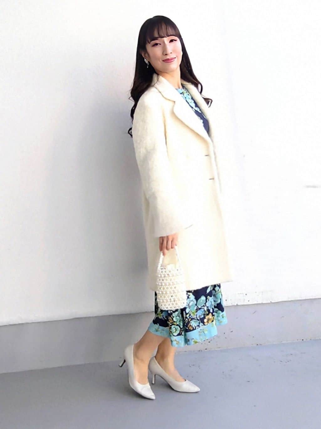 keinaさんの「SunaUna｜【COLLECTION LINE】ブークレーコート」を使ったコーディネート
