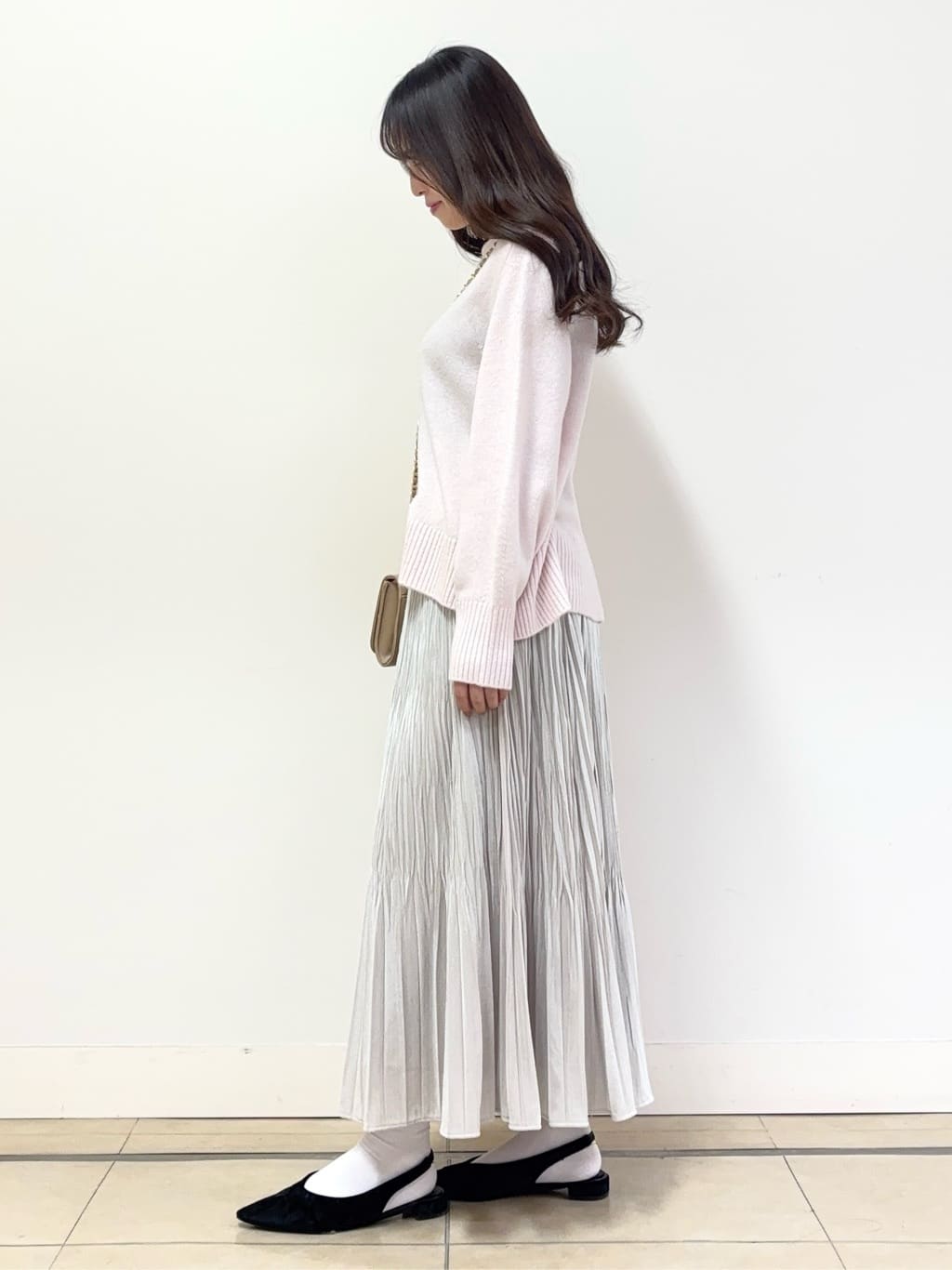 あやかさんの「UNTITLED｜【8色展開/洗える】ウールカシミヤ ハイネックニット」を使ったコーディネート
