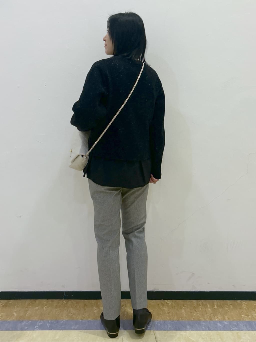 su.さんの「index｜モックネックボクシーラメニット【洗濯機OK】《7col》」を使ったコーディネート