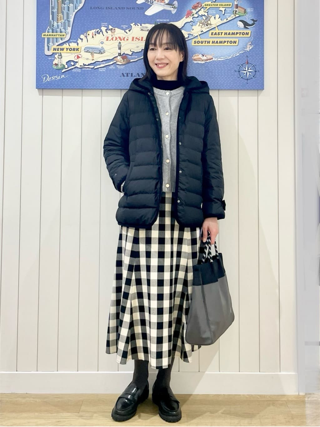 uwatokoさんの「Dessin｜ウールカシミヤカーディガン」を使ったコーディネート