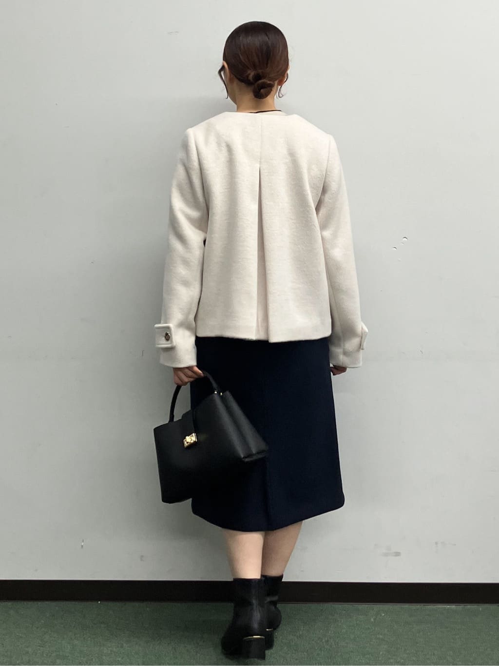 MAYUKIさんの「index｜ノーカラーショートコート」を使ったコーディネート