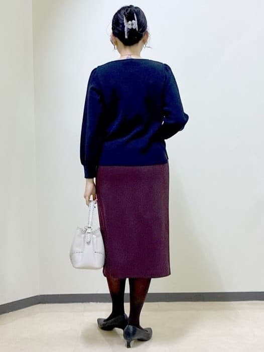  beni_gingerさんの「Reflect｜【選べる8色／スカートにもパンツにも◎】ウール混ボートネックニット」を使ったコーディネート