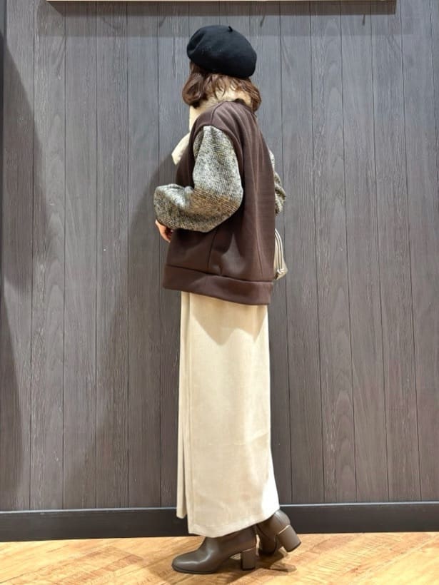 meiさんの「SHOO･LA･RUE｜【S-L/あったか】お袖チェック裏起毛トップス」を使ったコーディネート