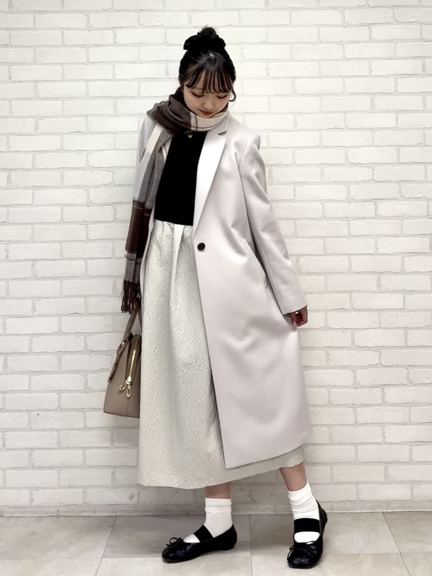 YUKAさんの「UNTITLED｜【スタイリッシュ／オンオフ兼用】ウールチェスターコート」を使ったコーディネート