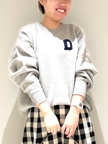 Liriさんの「Dessin｜【洗える】チェック柄起毛フレアスカート」を使ったコーディネート