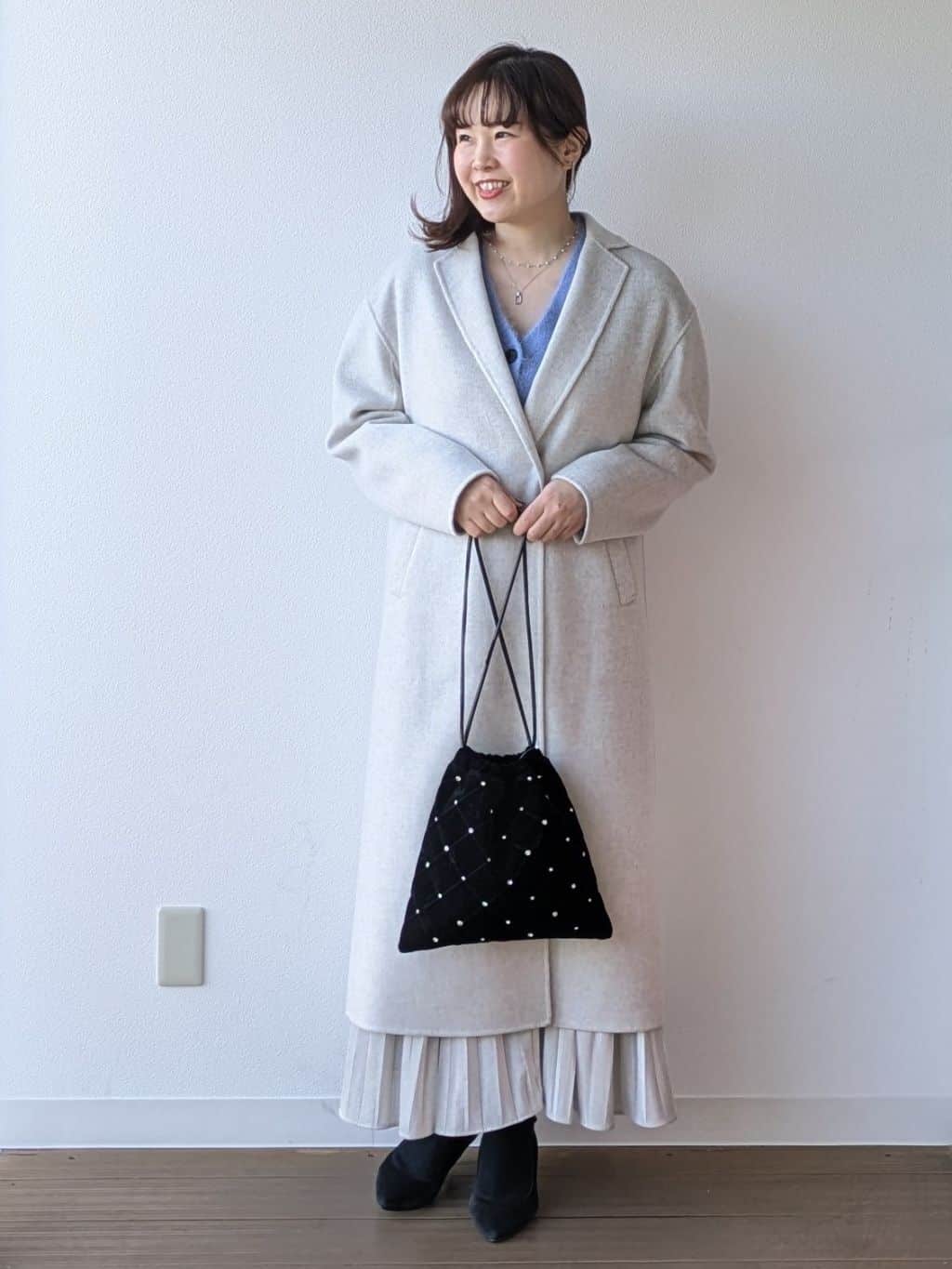 なみきさんの「UNTITLED｜【ロング丈/軽やか】テーラード　リバーコート」を使ったコーディネート