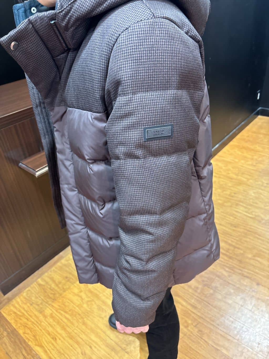 moritaさんの「TAKEO KIKUCHI｜カラーコンビ ダウンブルゾン」を使ったコーディネート