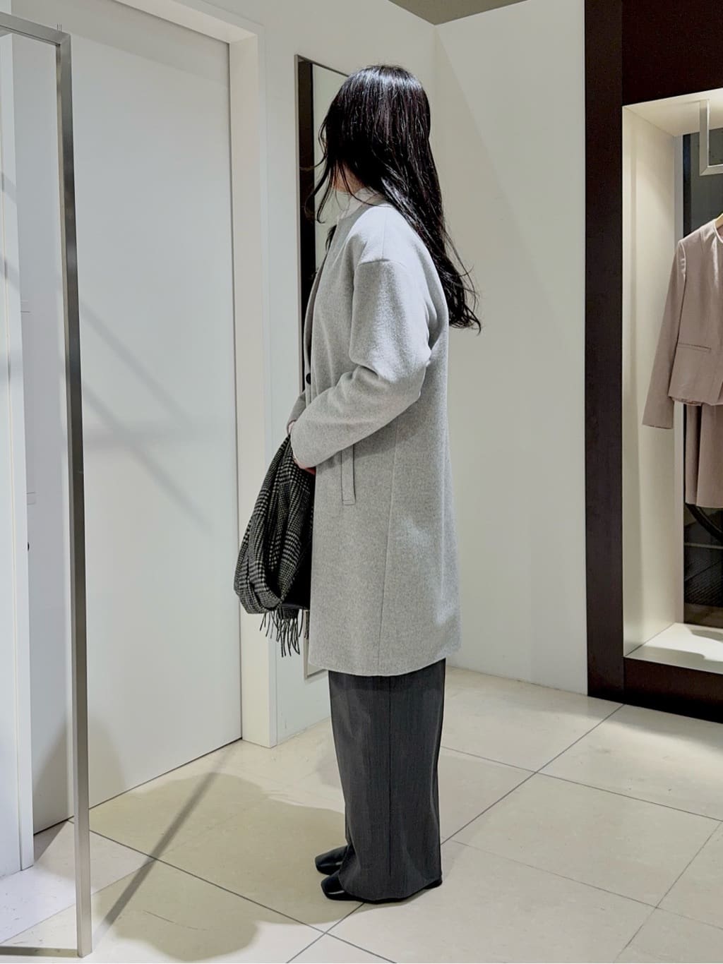 kaoruさんの「UNTITLED｜【洗える】スポンディッシュ ボトルネックニット」を使ったコーディネート