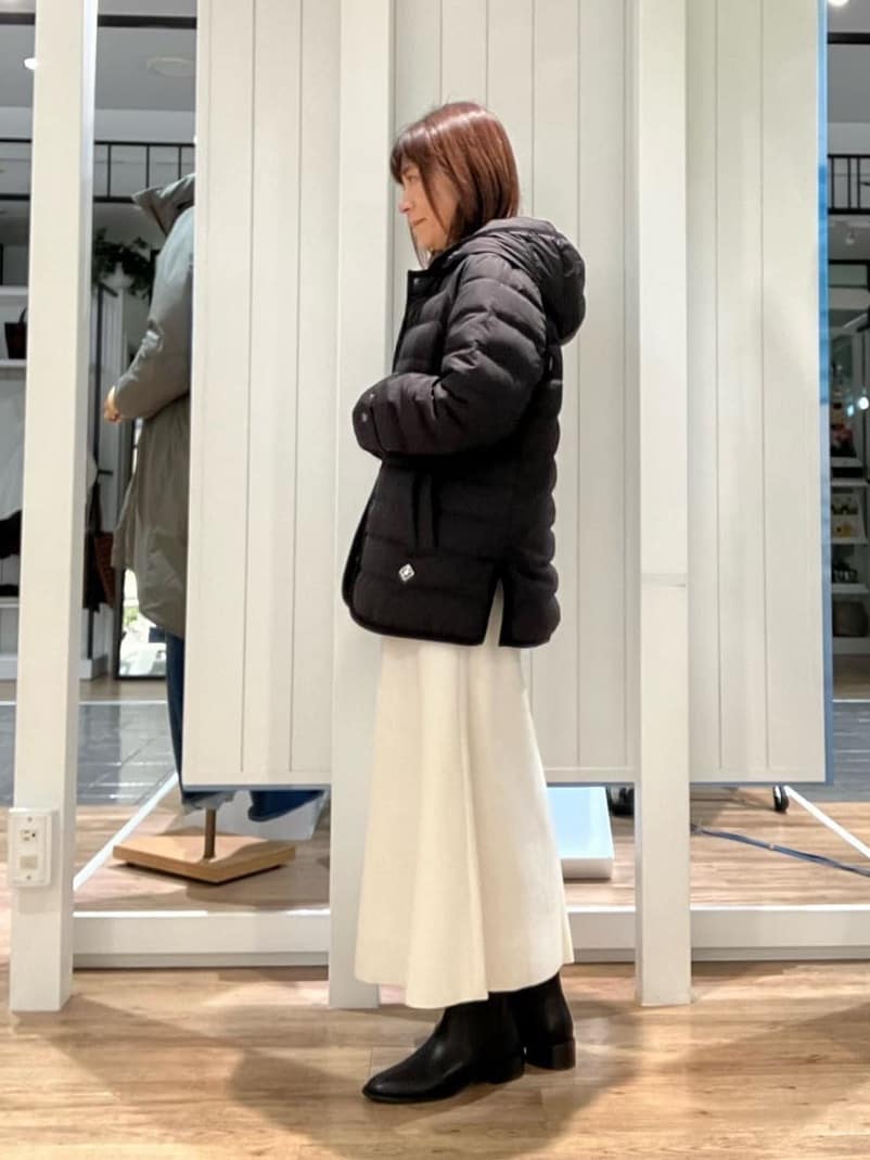 Fujitaさんの「Dessin｜【撥水・2WAY】ミュラーダウンコートミドル丈」を使ったコーディネート