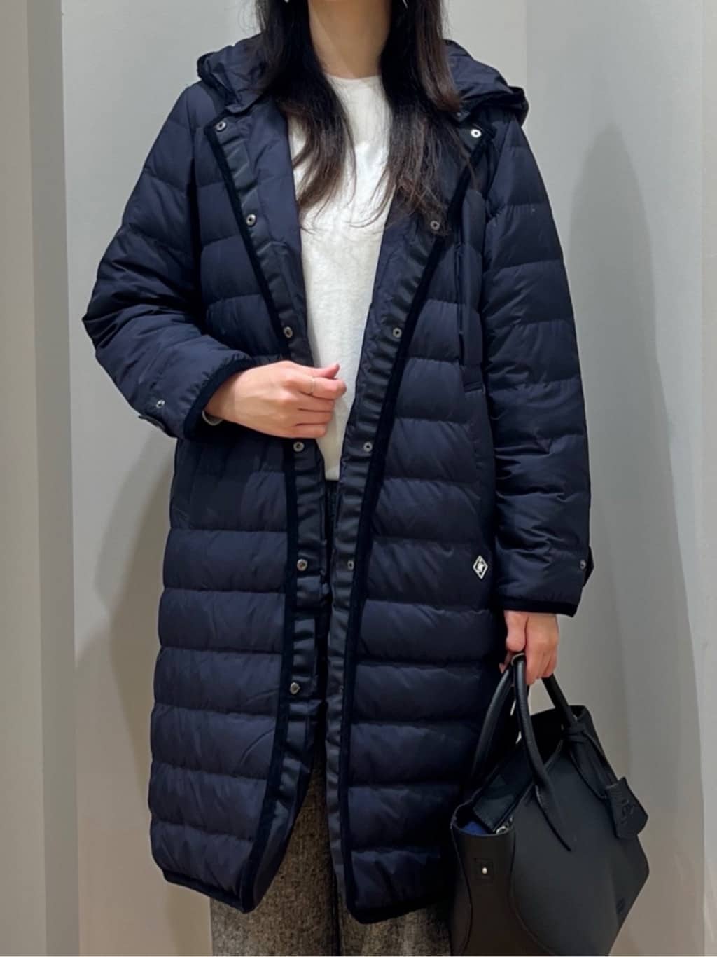 SAKIさんの「Dessin｜【撥水・2WAY】ミュラーダウンコートロング丈」を使ったコーディネート