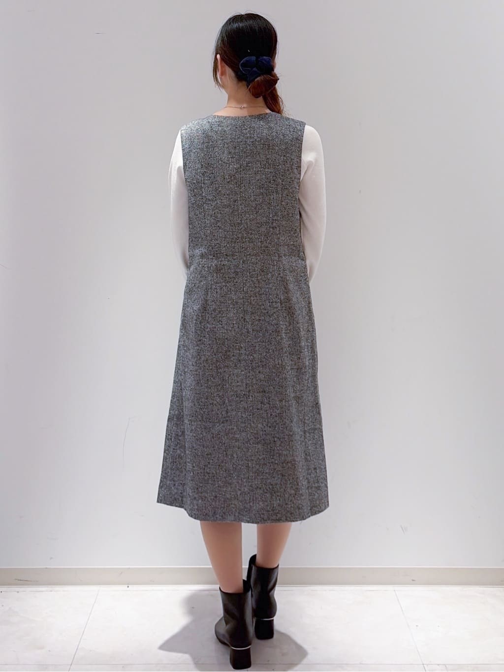 yurinaさんの「index｜ラメスカラップビジューデザインニット【洗濯機OK】《6col／S～LL》」を使ったコーディネート