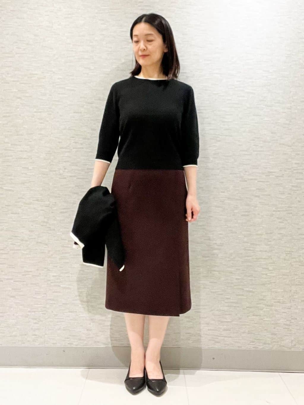 marikoさんの「Reflect｜【着映え◎／アームホールゆったり】グレンチェックジャコット」を使ったコーディネート