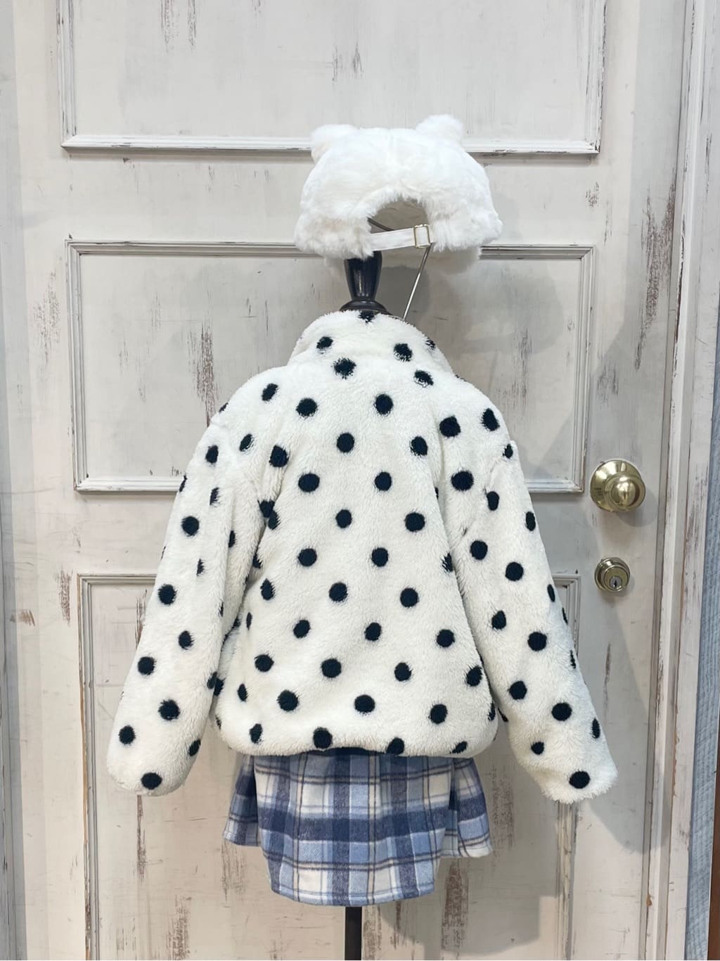 なつさんの「SHOO･LA･RUE｜フェイクファー耳付きキャップ」を使ったコーディネート