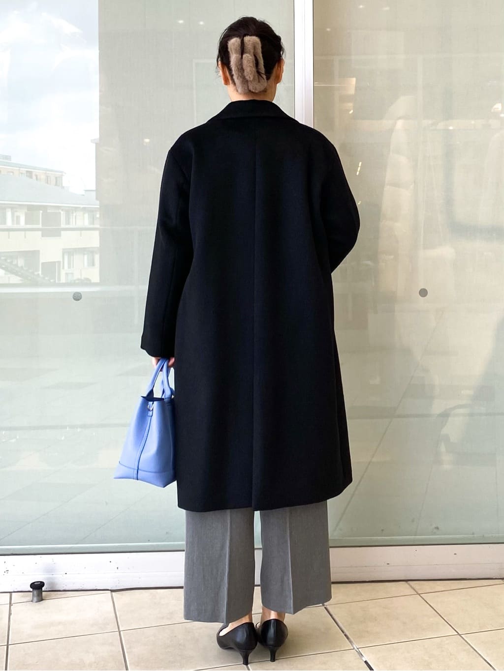 Jeanさんの「OPAQUE.CLIP｜カシミヤブレンドウールチェスターコート」を使ったコーディネート