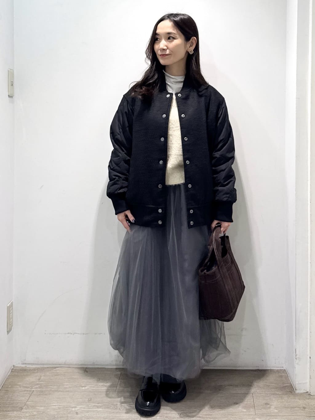 yuicciさんの「OPAQUE.CLIP｜《リバーシブル》キルティングブルゾン」を使ったコーディネート
