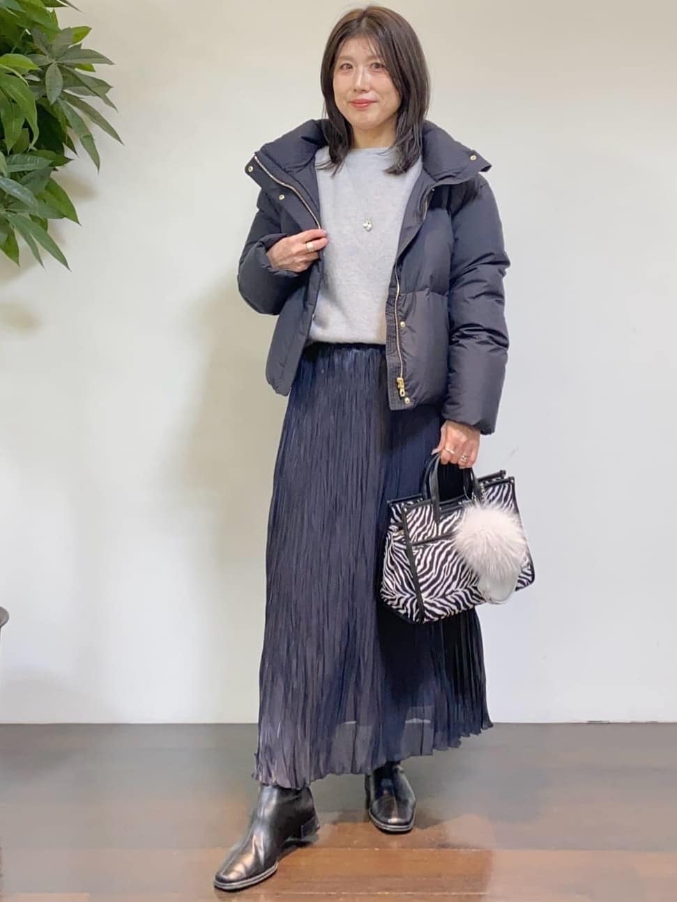tomoさんの「UNTITLED｜【トレンド/撥水機能/防寒】ショートダウンコート」を使ったコーディネート