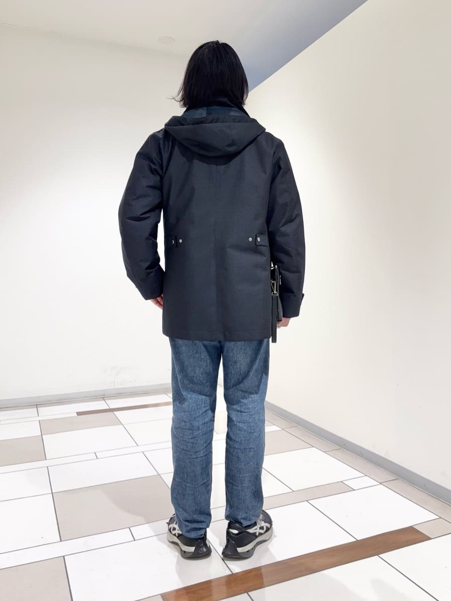 及川さんの「TAKEO KIKUCHI｜【3WAY】グレンチェック ダウンライナー ブルゾン」を使ったコーディネート