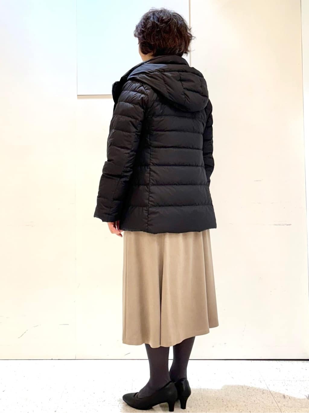 ヤスコさんの「Reflect｜【SS-4Lサイズ】フーデッドミドルダウンコート」を使ったコーディネート