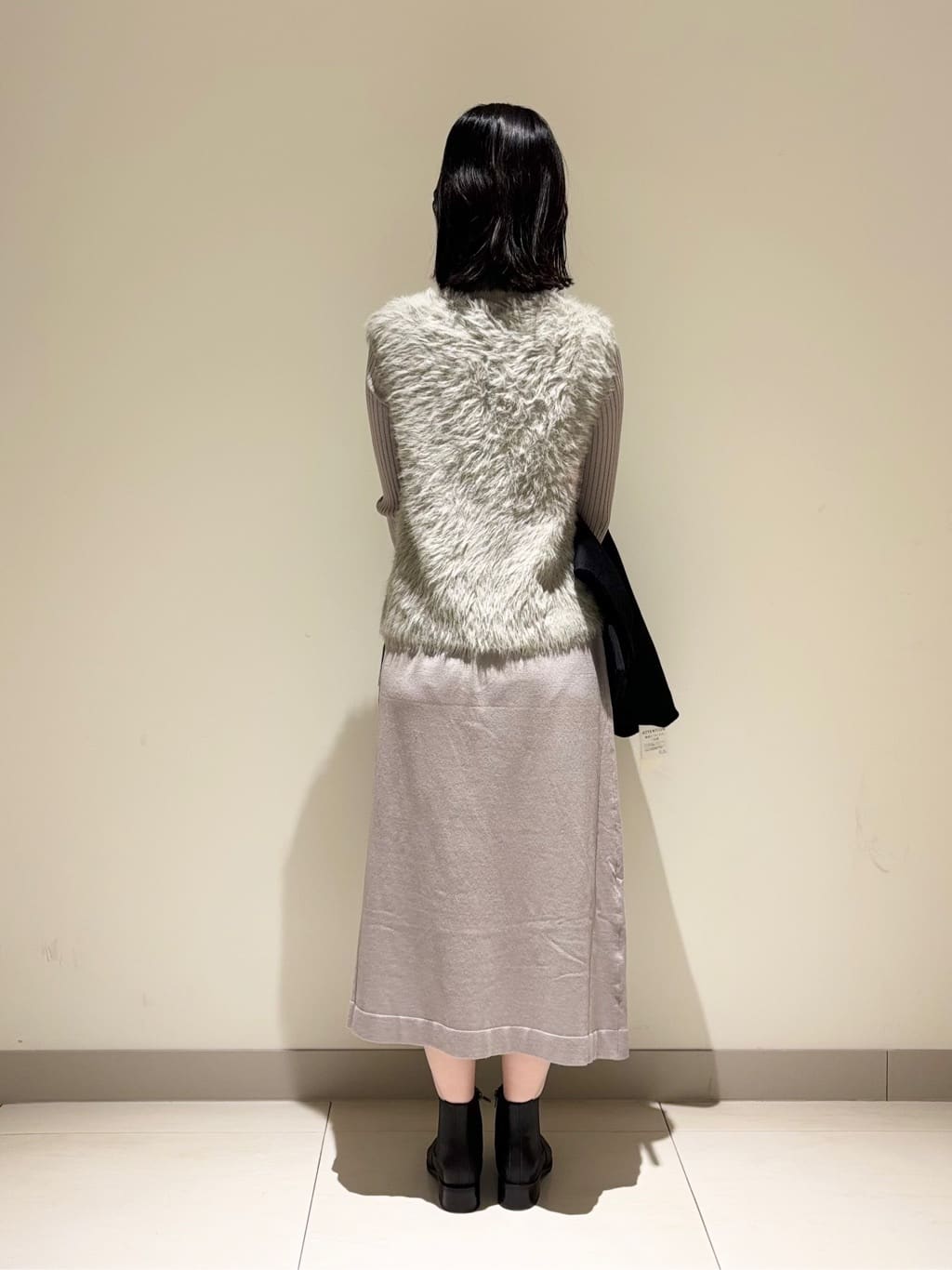 mayuさんの「Dessin｜ベロア巾着バッグ」を使ったコーディネート