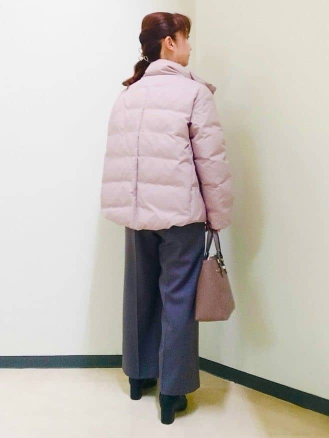 花さんの「Reflect｜【すっきりシルエット】ショート丈ダウンコート」を使ったコーディネート